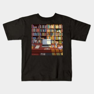 Library illustration Kids T-Shirt